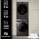 Комплект стиральной и сушильной машины Midea MF200W90WBS/S-RU + MD200H90W/T-RU