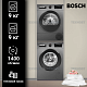 Комплект стиральной и сушильной машины Bosch WGG 244RFSN + WQG 245DXSN
