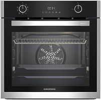 Электрический духовой шкаф Grundig GEBM19300BMP, черный/нержавеющая сталь