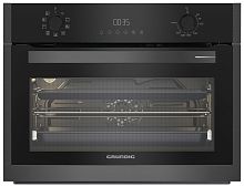 Электрический духовой шкаф Grundig GEKM19300DX черная нержавеющая сталь
