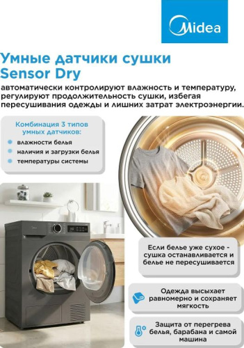 Сушильная машина Midea MD0180BH60/T фото 8