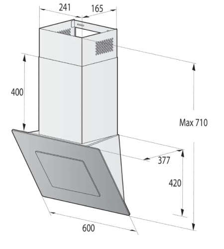 Каминная вытяжка Gorenje WHI626E7B фото 3
