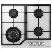 Газовая варочная панель Monsher MGG 63 Blanc
