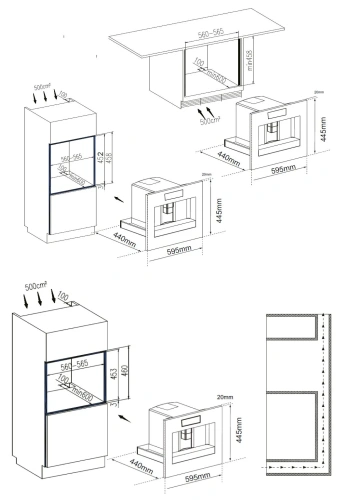 Встраиваемая кофемашина Meferi MCM6010BK COMFORT PLUS фото 14